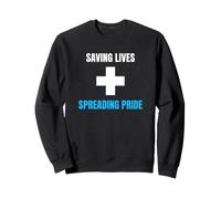 Medic Saving Lives Spreading Pride Nurse Physician Sweatshirt