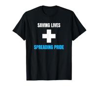 Medic Saving Lives Spreading Pride Nurse Physician T-Shirt