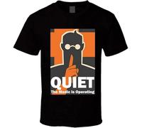 Medic Team Fortress 2 TF2 t-Shirt Quiet Medic is Operating Video Game Shirts Black