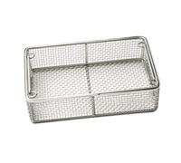 Medical 304 Stainless Steel Sterilization Basket, Instrument Sterilization Baskets,0.4Cm Perforated Baskets Sterilization Tray,for Surgical Instruments, WWFKWEMK, a, 50 * 35 * 20cm