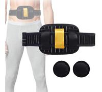 Medical Abdominal Binder with Compression Pad, Comfortable Umbilical Hernia Belt for Men and Women, for Belly Button Navel Hernia Support, Helps Relieve Pain,One Size,Black