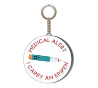 MEDICAL ALERT - I CARRY AN EPI PEN - 58mm Keyring Bottle Opener