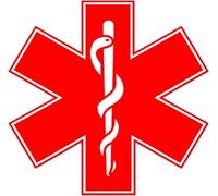 Medical Alert Stickers 3inch Medical Equipment Inside Stickers Handle with Care Labels for Medical Supplies （8 Pack）
