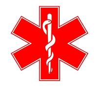 Medical Alert Stickers 3inch Medical Equipment Inside Stickers Handle with Care Labels for Medical Supplies （8 Pack）