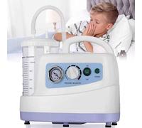 Medical Aspirator Portable Suction Unit Machine ， Homecare Oral Phlegm Sucker 15 L/min for Sucking Viscous Liquids