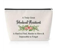 Medical Assistant Gift Cosmetic Bag Nurse Medical Assistant Makeup Zipper Pouch Bag Physician Assistant Gift Appreciation Gifts for Women Retirement Birthday Nurse Day Presents for Nurse Doctor