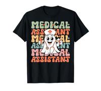Medical Assistant Healthcare Nursing Spooky Halloween Nurse T-Shirt
