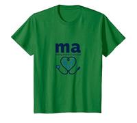 Medical Assistant: MA Making Doctors Look Good Humor T-Shirt, Kids, Kelly Green, 6 Years