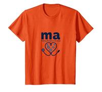 Medical Assistant: MA Making Doctors Look Good Humor T-Shirt, Kids, Orange, 12 Years