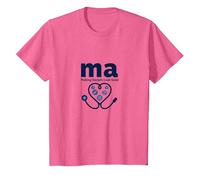 Medical Assistant: MA Making Doctors Look Good Humor T-Shirt, Kids, Pink Heather, 12 Years