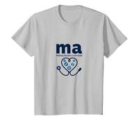 Medical Assistant: MA Making Doctors Look Good Humor T-Shirt, Kids, Silver, 3 Years
