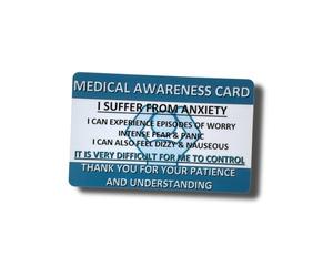Medical Awareness Information Card (Anxiety)