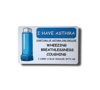 Medical Awareness Information Card (Asthma, Adult)