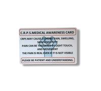 Medical Awareness Information Card (C.R.P.S)