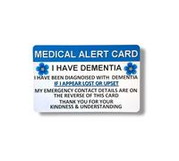 Medical Awareness Information Card (Dementia)