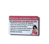 Medical Awareness Information Card (Depression)