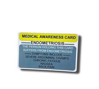 Medical Awareness Information Card (Endometriosis)