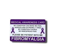 Medical Awareness Information Card (Fibromyalgia)