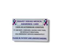 Medical Awareness Information Card (Graves Disease)