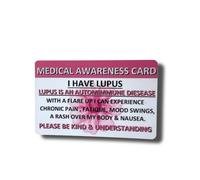 Medical Awareness Information Card (Lupus)