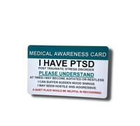 Medical Awareness Information Card (PTSD)