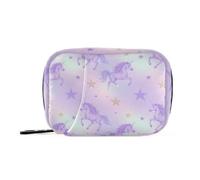 Medical Bag Medicine Box Organizer for Purse Magical Pink Unicorns