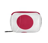 Medical Bag Pill Organizer Large for Purse Flag of Japan
