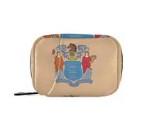 Medical Bag Travel Pill Organizer for Purse Flag of New Jersey