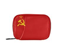 Medical Bag Weekly Pill Organizer for Purse Flag of The Soviet Union