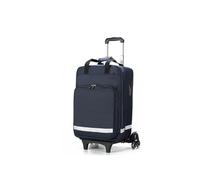 Medical Bag with Trolley, Portable First Aid Backpack, Multifunctional Detachable Trolley Case, Large Capacity Emergency Responder Trauma Bag for EMT, EMS, Paramedics