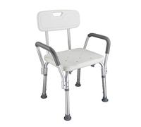 Medical Bathroom Safety Shower Tub Aluminium Alloy Bath Chair Bench with Back & Handle, Adjustable & Extra Wide Shower Chair for Bathtub, Shower Chair for Inside Shower, Shower Stools for Seniors