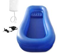 Medical Bedside Shower Ilatable Bathtub Kit With Air Pump Portable Ilatable Pvc Body Washig Basi System Bath I Bed Assistive Aid For Disabled Elderly, F