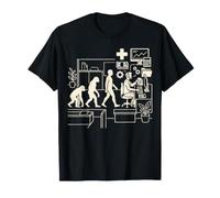 Medical Biller Evolution Funny Healthcare Office Graphic T-Shirt