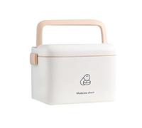 Medical Box Medicine Cabinet Storage Organiser Large First Aid Boxes Blue,l(White,S)