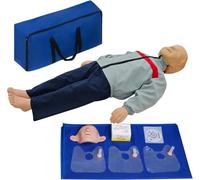 Medical Children CPR Training Manikin,Full Body CPR First Aid Training Dummy Simulator Manikin Patient Care Mannequin for Classroom or Research Centers Nursing Practice