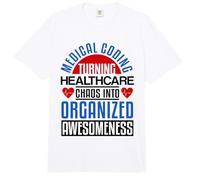 Medical Coder Job Profession Medical Terminology Coding Comfort Colors Adult Heavyweight T-Shirt