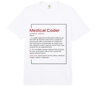 Medical Coder Job Profession Medical Terminology Coding Comfort Colors Adult Heavyweight T-Shirt