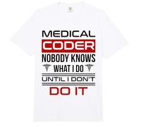 Medical Coder Job Profession Medical Terminology Coding Comfort Colors Adult Heavyweight T-Shirt