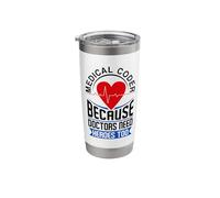 Medical Coder Job Profession Medical Terminology Coding Stainless Steel Insulated Tumbler
