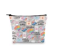 Medical Coder Makeup Bag Billing Specialist Medical Biller Gift Medical Coding Gift Hospital Biller Zipper Pouch (Medical Coder Makeup Bag 3UK)