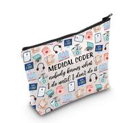 Medical Coder Makeup Bag Medical Coding Gifts Code Worker Zipper Bag Clinical Coder Gifts Medical Coder Merch (Coder UK)