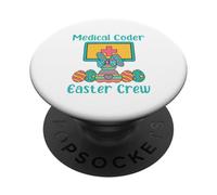 Medical Coding Accessories Easter Medical Coder PopSockets Adhesive PopGrip