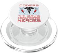Medical Coding Accessories Medical Coder PopSockets PopGrip for MagSafe