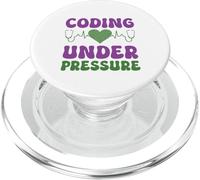 Medical Coding Accessories Medical Coder PopSockets PopGrip for MagSafe