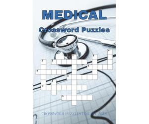 Medical Crossword Puzzles: Crossword Puzzle with Easy to Read Print about Medicine, Biology, Anatomy, and More | 6x9 inches, 120 pages | 50+ Puzzles … Gift for Vacation, Holidays and Relaxation.