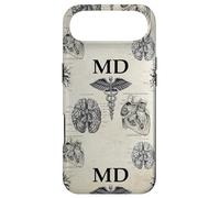 Medical Doctor MD with Brain Heart Lung Anatomy Design Case for iPhone Air