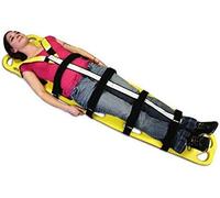 Medical Emergency Rescue Stretcher, Fire & Swimming Pool Lifesaving Board with Spinal Immobilization Straps for Safe Patient Transport