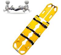 Medical Emergency Stretcher, Portable Folding Stretcher, Scoop Stretcher with Straps,Scoop Stretcher with Straps,Extendable and Separable,foldable, Easy to Store, Lightweight, Strong Load-Bearing