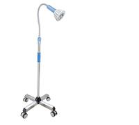 Medical Exam Light, Dental Surgical Examination Light Lamp with Mobile Stand, Height Adjustable (1.1-1.8 M/43-71 in) & Silent Casters, 360° All-Round Lighting & Solid Base, for Surgery