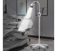 Medical Examination Lamp LED Surgical Light - 360° Rotation, Stepless Dimming, Floor Stand, 5 Universal Wheels for Outpatient Treatment and Surgery